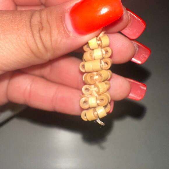 NWT Free People Devon Jumpsuit Size Small Peach Seersucker Stripe - Picture 5 of 8